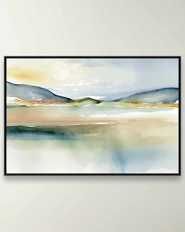 "Hillside Haven 1" Framed Giclee